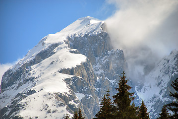 Image showing Alps Winter, Dolomites, Italy, 2007