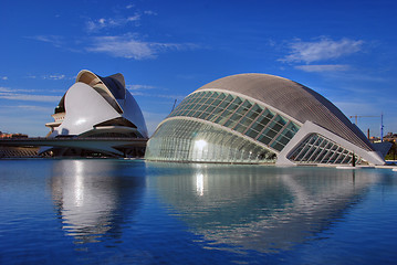 Image showing Ciudad de las Artes y las Ciencias, Valencia, Spain, March 2007