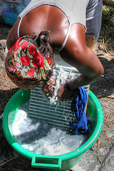 Image showing Washers in Capo Verde, May 2003