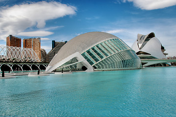 Image showing Ciudad de las Artes y las Ciencias, Valencia, Spain, March 2007