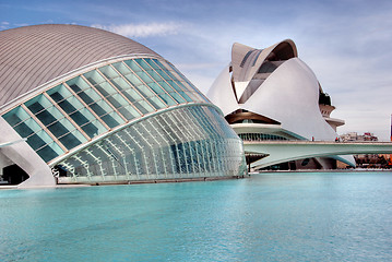 Image showing Ciudad de las Artes y las Ciencias, Valencia, Spain, March 2007