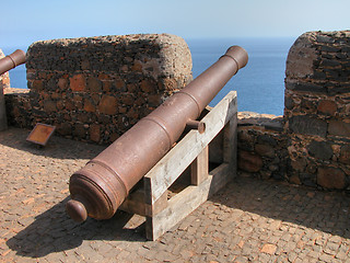 Image showing Cannons in Capo Verde. May 2003