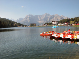 Image showing Misurina Lake, Italy, August 2003