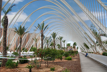 Image showing Ciudad de las Artes y las Ciencias, Valencia, Spain, March 2007