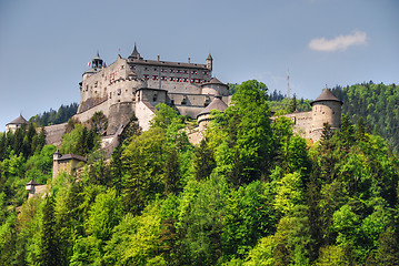 Image showing Salzburg Castle, Austria, April 2007