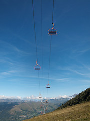 Image showing Ski lifts