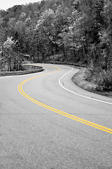 Image showing Yellow Line In the Road