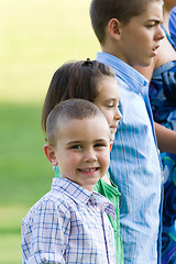 Image showing Kids In a Row