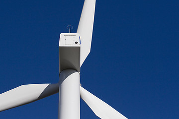 Image showing Windmill on blue sky