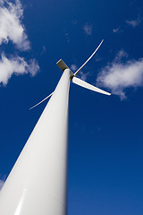 Image showing Windmill on blue sky