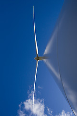 Image showing Windmill on blue sky