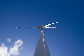 Image showing Windmill on blue sky