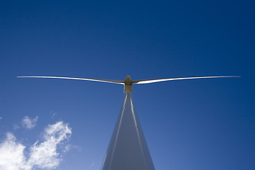 Image showing Windmill on blue sky