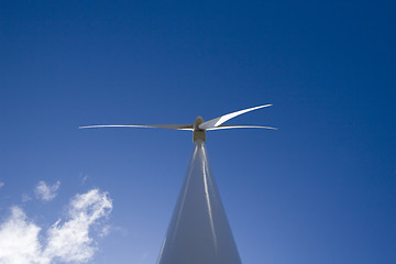 Image showing Windmill on blue sky