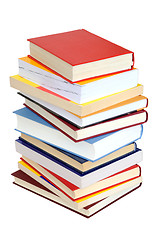 Image showing Books Stack on White