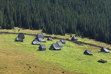 Image showing Traditional mountain village in Transylvania,Romania