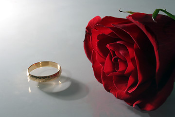 Image showing Engagement Rose