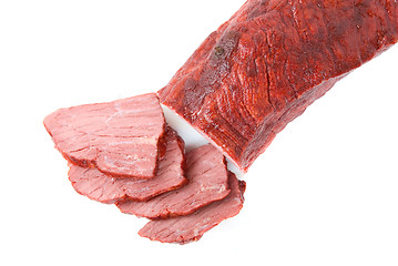Image showing Slices of a beef 