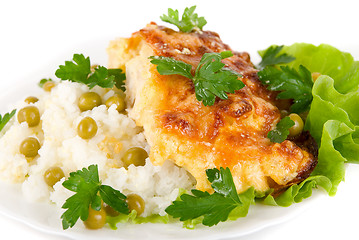 Image showing Close up of Tasty Chicken dish