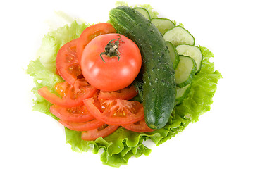 Image showing Fresh vegetables set