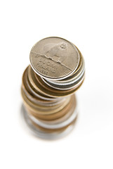 Image showing  finland penni Coins Stack 