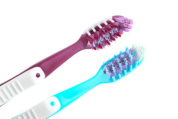 Image showing Two Toothbrushes