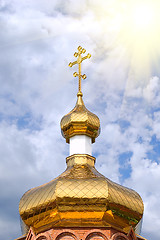 Image showing Gold church