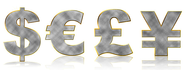 Image showing Bling Currency Symbols