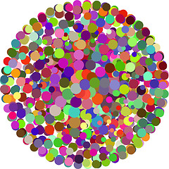 Image showing vector color Dots