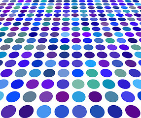 Image showing blue color Dot Background