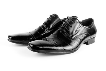 Image showing Black men shoes 
