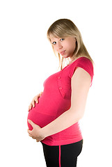 Image showing Happy pregnant woman