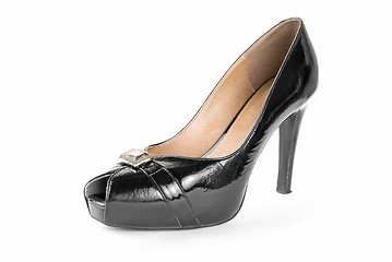 Image showing female leather shoe