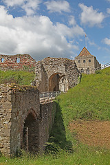 Image showing Castle at Castle Rising in north Norfolk.