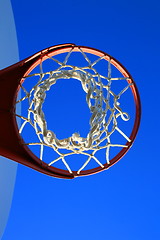 Image showing Basketball Net And Backboard