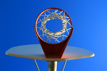 Image showing Basketball Net And Backboard