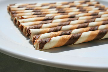 Image showing Chocolate Cookie Sticks