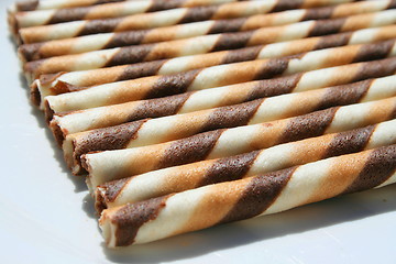 Image showing Chocolate Cookie Sticks