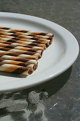 Image showing Chocolate Cookie Sticks