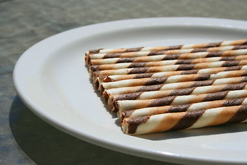 Image showing Chocolate Cookie Sticks