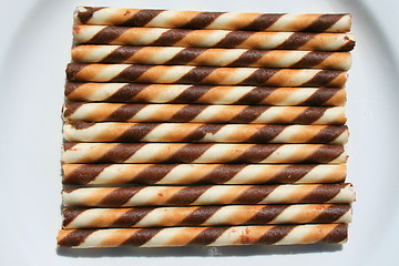 Image showing Chocolate Cookie Sticks