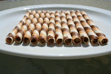 Image showing Chocolate Cookie Sticks