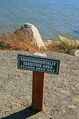 Image showing Environmentally Sensitive Area Sign