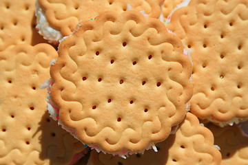 Image showing Marshmallow Cookies on a Plate