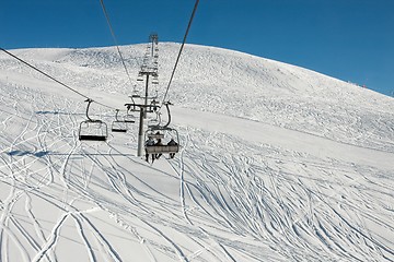 Image showing Ski lift