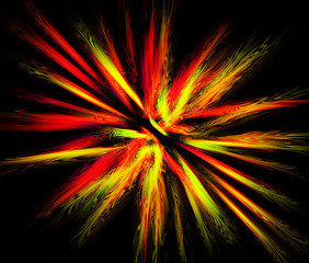 Image showing abstract explosion background