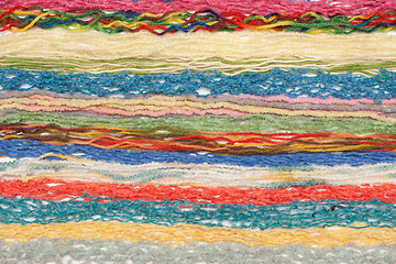 Image showing Colour threads for knitting
