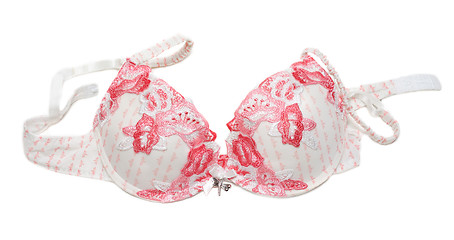 Image showing Bra with red pattern