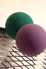 Image showing racquetball equipment
