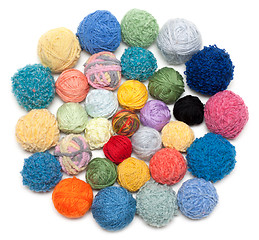 Image showing Ball of the threads for knitting